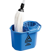 Heavy-Duty Mop Cone Pail, Strainer, 3 US Gal. (12 Quart), Blue Advanced Consulting and Training Ltd.
