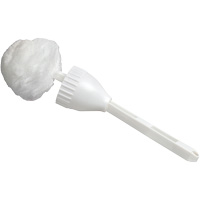 Lavette &agrave; cuvettes avec coupelle, 14-1/2" l, Soies Acrylique, Blanc Advanced Consulting and Training Ltd.