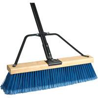 Ryno Push Broom with Braced Handle, 36", Fine, PVC Bristles Advanced Consulting and Training Ltd.