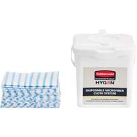 Seau de chargement pour chiffons microfibres, Blanc Advanced Consulting and Training Ltd.