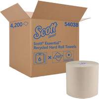 Essential 100% Recycled Brown Hard Roll Towels, 1 Ply, Standard, 700' L Advanced Consulting and Training Ltd.