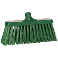 Heavy-Duty Push Broom, Stiff Bristles, 13", Polyester, Green Advanced Consulting and Training Ltd.