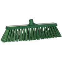 Heavy-Duty Push Broom, Stiff Bristles, 20", Polyester, Green Advanced Consulting and Training Ltd.