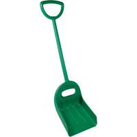 Double Grip Wide Shovel, 14" x 18" Blade, 47-1/2" Length, Plastic, Green Advanced Consulting and Training Ltd.