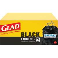 90L Garbage Bags, Regular, 30" W x 33" L, Black Advanced Consulting and Training Ltd.