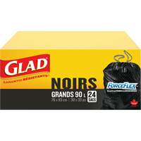 90L Garbage Bags, Regular, 30" W x 33" L, Black Advanced Consulting and Training Ltd.