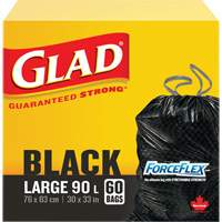 90L Garbage Bags, Regular, 30" W x 33" L, Black Advanced Consulting and Training Ltd.