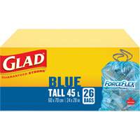 45L Recycling Bags, Regular, 24" W x 28" L, Blue Advanced Consulting and Training Ltd.