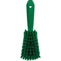 Short-Handled Washing Brush, Soft Bristles, 10-1/2" Long, Green Advanced Consulting and Training Ltd.