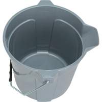 Seau rond avec bec verseur, Capacit&eacute; de 2,64 gal. US (10,57 pintes), Gris Advanced Consulting and Training Ltd.
