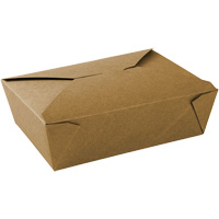 Contenants pour aliments &agrave; emporter Kraft, Ondul&eacute;, Rectangulaire Advanced Consulting and Training Ltd.