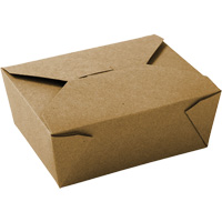 Contenants pour aliments &agrave; emporter Kraft, Ondul&eacute;, Rectangulaire Advanced Consulting and Training Ltd.