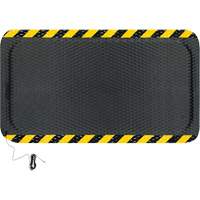 Tapis conductible Hog Heaven, 3' la x 5' lo, 5/8" &eacute;paisseur, Noir/Jaune, Nitrile Advanced Consulting and Training Ltd.