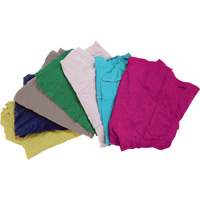 Recycled Material Wiping Rags, Cotton, Mix Colours, 10 lbs. Advanced Consulting and Training Ltd.