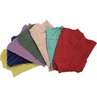 Recycled Material Wiping Rags, Fleece, Mix Colours, 25 lbs. Advanced Consulting and Training Ltd.