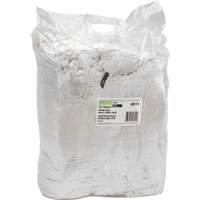 Recycled Material Wiping Rags, Cotton, White, 25 lbs. Advanced Consulting and Training Ltd.