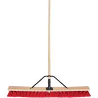 Push Broom with Braced Handle, 36", Medium, PVC Bristles Advanced Consulting and Training Ltd.