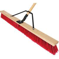 Push Broom with Braced Handle, 36", Medium, PVC Bristles Advanced Consulting and Training Ltd.