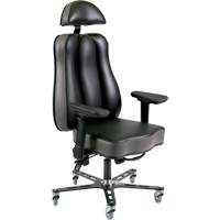 Synergo II 24h Ergonomic Chair, Vinyl, Black/Grey, 350 lbs. Capacity Advanced Consulting and Training Ltd.