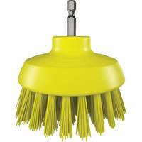 HyDrive Round Drill Brush, Extra Stiff Bristles, 3-1/10" Long, Yellow Advanced Consulting and Training Ltd.