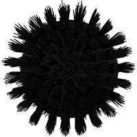 HyDrive Round Drill Brush, Extra Stiff Bristles, 3-1/10" Long, Black Advanced Consulting and Training Ltd.