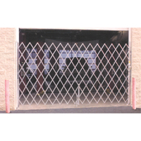 Galvanized Folding Security Gates, Fixed Single Folding, 4' L x 6' H Expanded Advanced Consulting and Training Ltd.