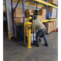 Borne, Acier, 42" h x 5-1/2" la, Jaune Advanced Consulting and Training Ltd.