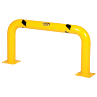 Garde-corps &agrave; profil &eacute;lev&eacute; pour machines, 4' la x 2' h, Jaune Advanced Consulting and Training Ltd.