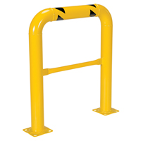 Garde-corps &agrave; profil &eacute;lev&eacute; pour machines, 3' la x 3,5' h, Jaune Advanced Consulting and Training Ltd.