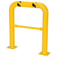 Garde-corps &agrave; profil &eacute;lev&eacute; pour machines, 3' la x 3,5' h, Jaune Advanced Consulting and Training Ltd.