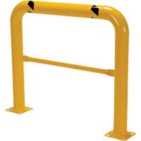 Garde-corps &agrave; profil &eacute;lev&eacute; pour machines, 4' la x 3,5' h, Jaune Advanced Consulting and Training Ltd.