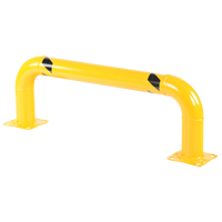Garde-corps &agrave; profil bas pour rayonnages, 4' la x 1,4' h, Jaune Advanced Consulting and Training Ltd.