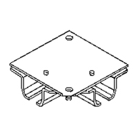 Ceiling Mount Curtain Partition 90° Corner Connector Advanced Consulting and Training Ltd.