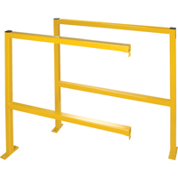 Protecteurs de p&eacute;rim&egrave;tre - Style tubulaire, 48" la x 49-1/2" h, Jaune Advanced Consulting and Training Ltd.