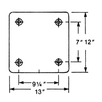 Butoirs de quai en caoutchouc moul&eacute;s, Caoutchouc, 13" la x 4" p x 12" h Advanced Consulting and Training Ltd.