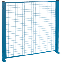 Protecteurs de p&eacute;rim&egrave;tre - Style treillis m&eacute;tallique, 4' h x 4' la, Bleu Advanced Consulting and Training Ltd.