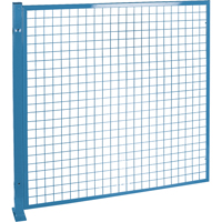 Protecteurs de p&eacute;rim&egrave;tre - Style treillis m&eacute;tallique, 4' h x 4' la, Bleu Advanced Consulting and Training Ltd.