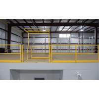 Barri&egrave;re de s&eacute;curit&eacute; pour mezzanine, 68-1/2" lo x 42" ha, 80-1/16" &eacute;lev&eacute;e, Jaune Advanced Consulting and Training Ltd.