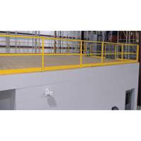 Barri&egrave;re de s&eacute;curit&eacute; pour mezzanine, 68-1/2" lo x 42" ha, 80-1/16" &eacute;lev&eacute;e, Jaune Advanced Consulting and Training Ltd.