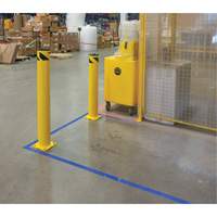 Butoir de s&eacute;curit&eacute;, Acier, 36" h x 5-1/2" la, Jaune Advanced Consulting and Training Ltd.