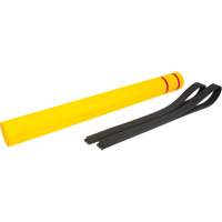 Capuchon en poly&eacute;thyl&egrave;ne pour borne de protection, 4-1/2" dia. x 52" l, Rouge/Jaune Advanced Consulting and Training Ltd.