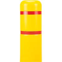 Capuchon en poly&eacute;thyl&egrave;ne pour borne de protection, 4-1/2" dia. x 52" l, Rouge/Jaune Advanced Consulting and Training Ltd.