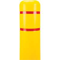 Capuchon en poly&eacute;thyl&egrave;ne pour borne de protection, 6-5/8" dia. x 60" l, Rouge/Jaune Advanced Consulting and Training Ltd.