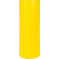 Capuchon en poly&eacute;thyl&egrave;ne pour borne de protection, 6-5/8" dia. x 60" l, Rouge/Jaune Advanced Consulting and Training Ltd.
