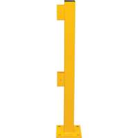 Poteau d'extr&eacute;mit&eacute; pour garde-corps l&eacute;gers, Acier, 42" h, Jaune s&eacute;curit&eacute; OSHA Advanced Consulting and Training Ltd.