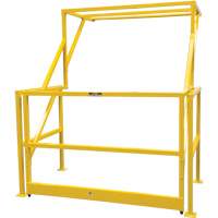 Barri&egrave;re de s&eacute;curit&eacute; pour mezzanine, 70" lo x 77" ha, 78" &eacute;lev&eacute;e, Jaune Advanced Consulting and Training Ltd.