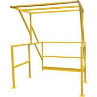 Barri&egrave;re de s&eacute;curit&eacute; pour mezzanine, 70" lo x 77" ha, 78" &eacute;lev&eacute;e, Jaune Advanced Consulting and Training Ltd.