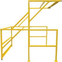 Barri&egrave;re de s&eacute;curit&eacute; pour mezzanine, 70" lo x 77" ha, 78" &eacute;lev&eacute;e, Jaune Advanced Consulting and Training Ltd.