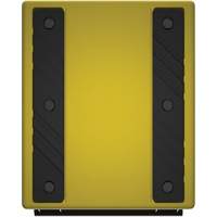 Cale de roue ultra-robuste pour l'exploitation mini&egrave;re Checkers Safety, PEHD, Jaune, 14-1/2" la x 17-1/2" p x 16" h Advanced Consulting and Training Ltd.