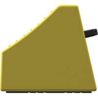 Cale de roue ultra-robuste pour l'exploitation mini&egrave;re Checkers Safety sans support, PEHD, Jaune, 14-1/2" la x 17-1/2" p x 16" h Advanced Consulting and Training Ltd.